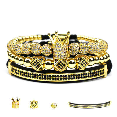 Pulsera Triangular Corona Delicada - Image 5