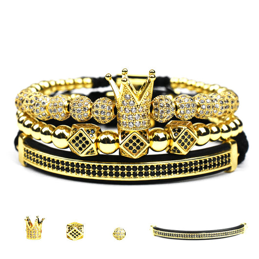 Pulsera Triangular Corona Delicada - Image 5