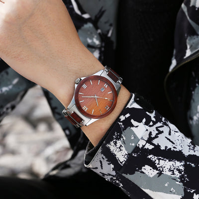 Reloj de Cuarzo para Hombre en Madera - Resistente al Agua - Image 8