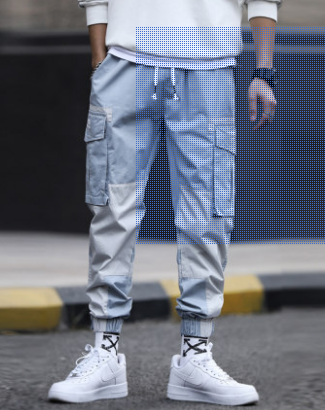 Pantalón Overol Suelto Hombre Primavera Verano Ligero Trendy Tide - Image 3