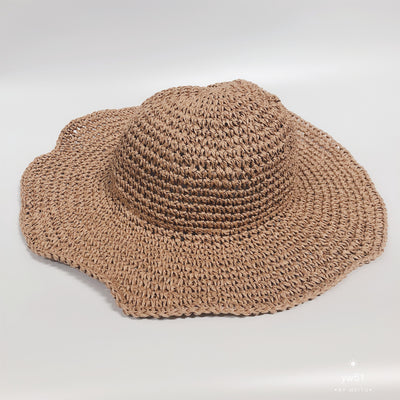 Sombrero de Paja Plegable para Mujer - Protección Solar Playa y Vacaciones - Image 5