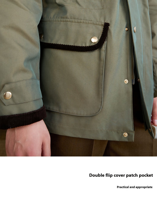 Chaqueta Vintage Impermeable para Aventuras al Aire Libre - Image 17