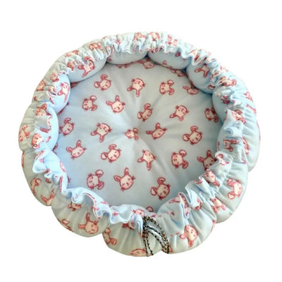 Cama para Mascotas Calabaza Cuatro Estaciones con Cordón Ajustable - Image 13