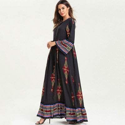 Vestido Casual Estampado para Lactancia - Image 3