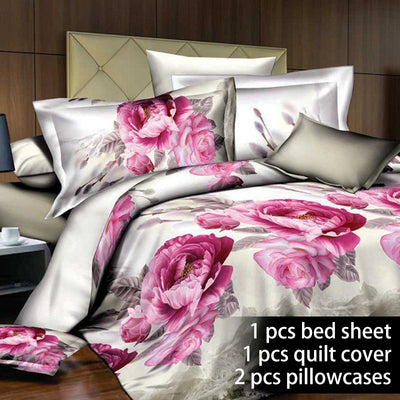Juego de Cama Acolchado 3D de 4 Piezas - Image 20