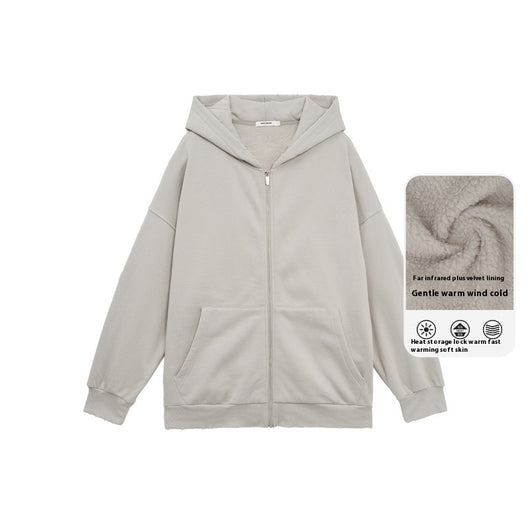 Abrigo Sudadera con Capucha Forrada en Fleece para Hombre - Image 11