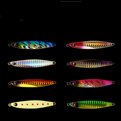 Señuelo de Pesca con Lentejuelas Colores Primarios - Placa de Hierro Pequeña - Image 19