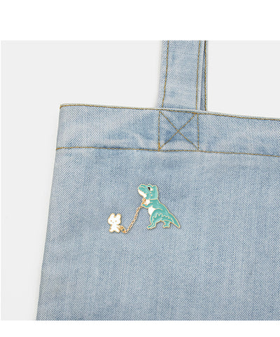 Broche Dinosaurio Conejo - Pin Adorable para Colecciones - Image 3
