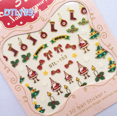 Calcomanías 3D para Uñas Navideñas - Image 16