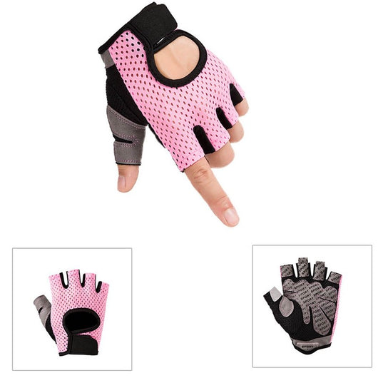Guantes Deportivos de Medio Dedo - Agarre Antideslizante para Ciclismo y Fitness - Image 6