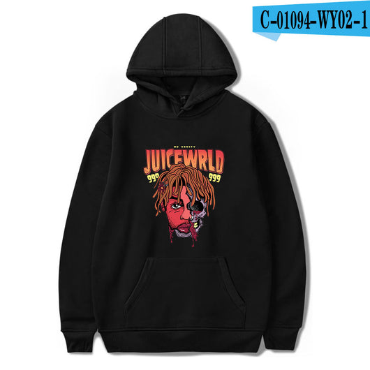 Sudadera con Capucha Estampada Suelta Unisex - Image 10