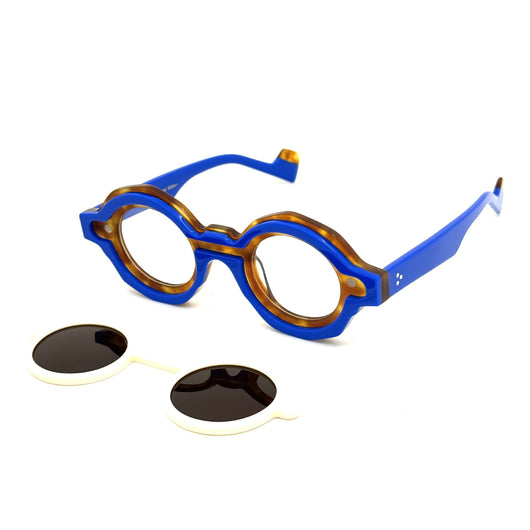 Gafas de Sol Polarizadas Azul Klein con Diseño Irregular - Image 17