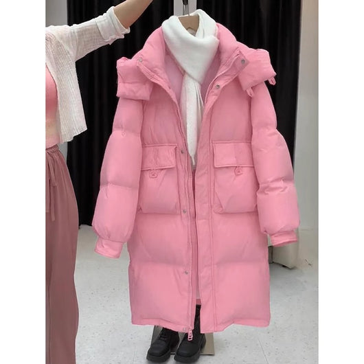 Chaqueta Acolchada con Capucha para Mujer - Abrigo Térmico Grueso - Image 2