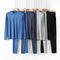 Conjunto de Pijama Térmico de Cuello Alto y Manga Larga