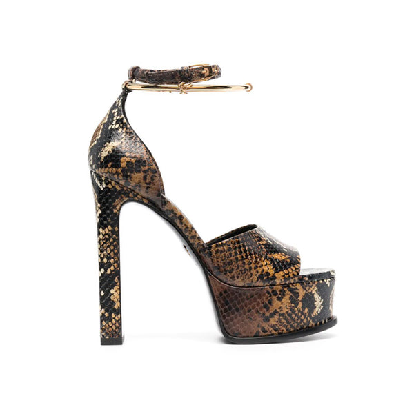 Sandalias Tipo Pez con Tacón Alto para Mujer - Verano