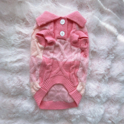 Cardigan con Cuello Polo a Cuadros para Mascotas Pequeñas y Medianas - Image 7