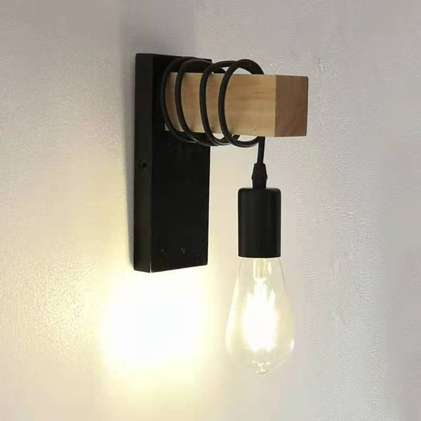 Lámpara Retro Minimalista para Dormitorio y Sala de Estar