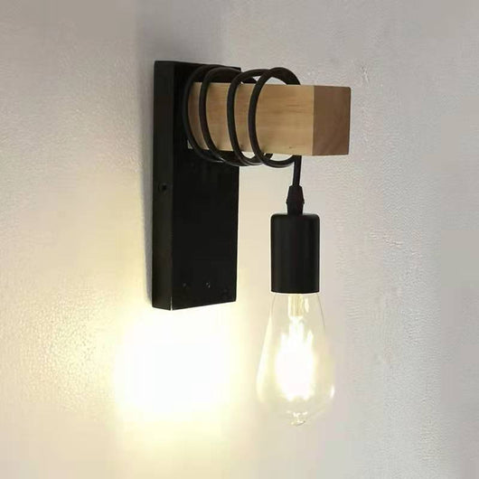 Lámpara Retro Minimalista para Dormitorio y Sala de Estar