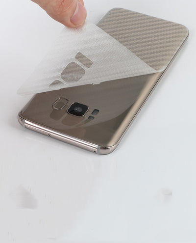 Protector de Pantalla Trasera en Fibra de Carbono Anti Arañazos para Celulares - Image 9