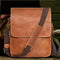 Bolso Bandolera de Cuero Genuino Hecho a Mano para Hombre