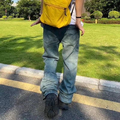 Jeans Rotos con Bordado de Mariposas para Hombre - Image 11