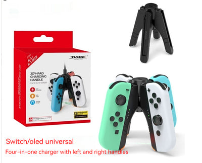 Cargador Múltiple 4 en 1 para Controles Nintendo Switch - Base de Carga Rápida - Image 7