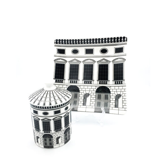 Tazas y Platillos con Diseño Clásico de Arquitectura - Image 6