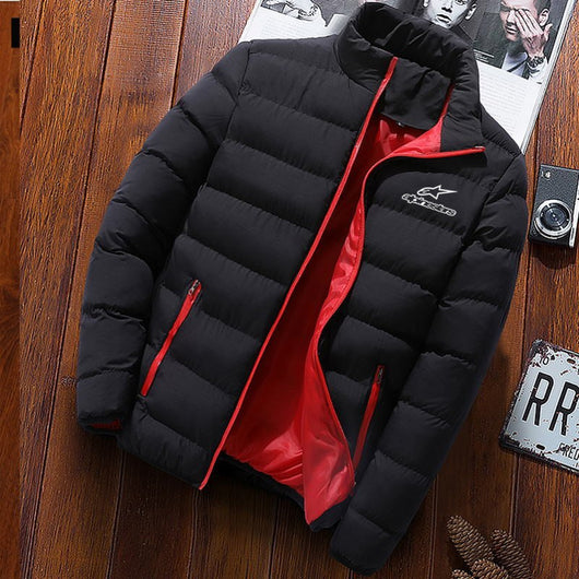 Chaqueta de Invierno Estelar con Cuello Alto para Hombre - Image 2