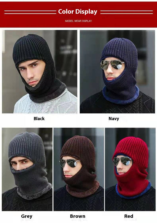 Gorro Térmico Unisex con Protección de Cuello - Tejido Grueso y Forro Terry - Image 7
