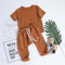 Traje Infantil de Algodón y Lino