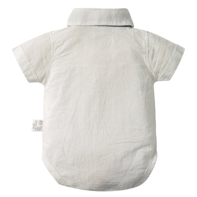 Traje Gentleman para Bebé - Conjunto Romper con Babero - Image 3