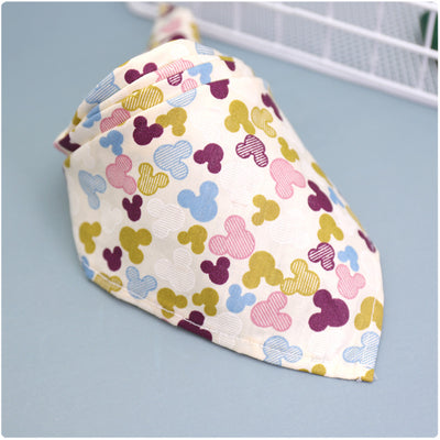 Pañuelo Triangular de Algodón con Encaje y Estampado Infantil - Image 25