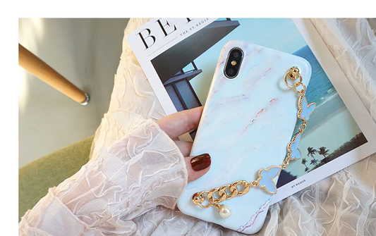 Cadena de Gema Azul Original para Funda iPhone XR