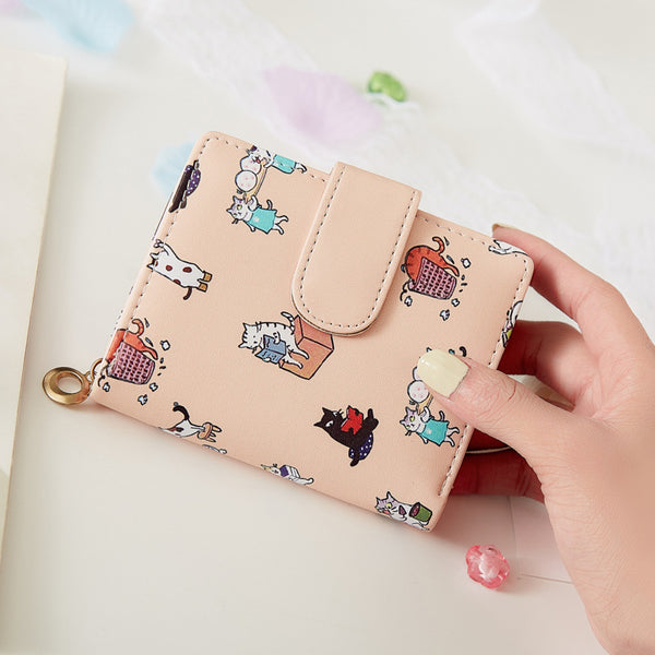 Billetera Infantil Plegable Multifuncional con Porta Tarjetas