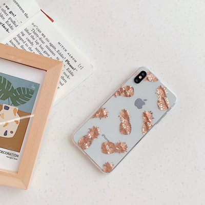 Funda para celular con diseño de piña bronceada - Image 79