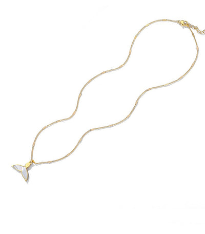 Cadena de Clavícula en Acero Titanio Oro Rosa - Image 3