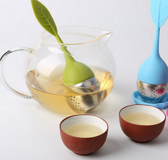 Infusor de Té Hoja de Silicona Premium