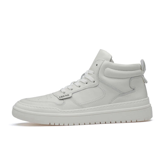 Tenis Altos de Cuero Coreanos para Hombre - Estilo Urbano Deportivo - Image 7