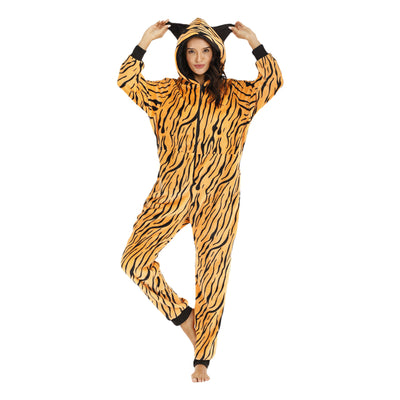 Disfraz Jumpsuit Leopardo con Capucha de Orejas Animales - Image 8