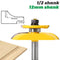 Cuchilla para Puertas de Gabinete 12mm con Bisel Doble Cara R