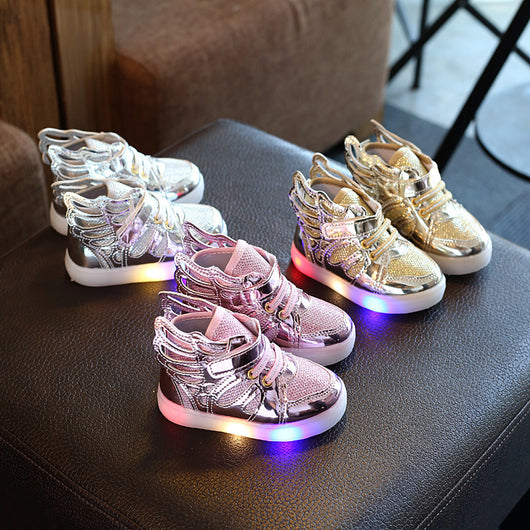 Zapatos Deportivos con Alas Luminosas para Niños