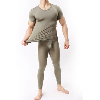 Camiseta Interior de Nylon Suave y Cómoda en Colores Sólidos - Image 9