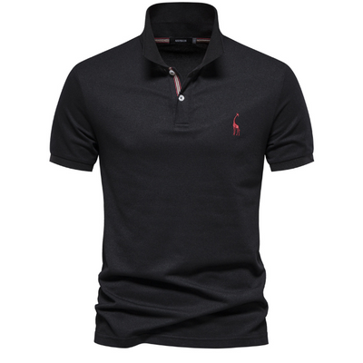 Polo Clásico para Hombre con Bordado de Venado - Diseño Básico Manga Corta - Image 14