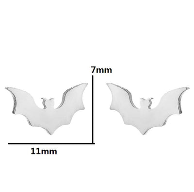 Aretes de Murciélago de Halloween en Acero Inoxidable Pequeños Animales - Image 6