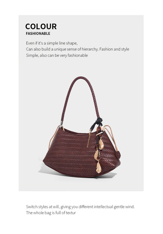 Bolso Tejido Axilar Commuter - Cartera Versátil de Hombro - Image 21