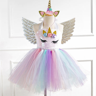 Vestido Infantil de Lentejuelas y Malla Hecho a Mano - Image 14