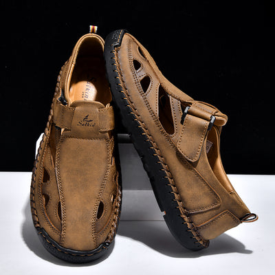 Sandalias Cerradas Tejidas a Mano para Hombre - Transpirables y Cómodas - Image 3