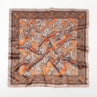Pañuelo Estampado Paisley 90x90 cm - Chal Retro Elegante - Image 12