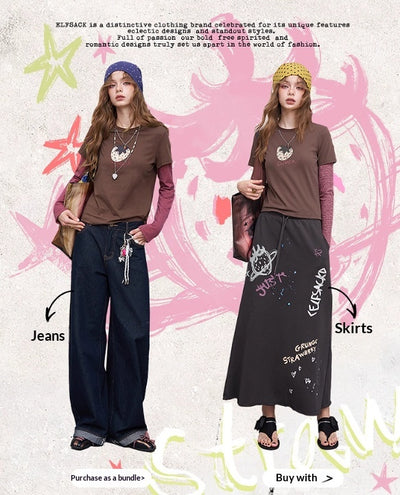 Blusa Retro Estampado Fresa Manga Larga Diseño Vintage para Mujer - Image 14