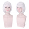Peluca Cosplay Gris Plata Premium